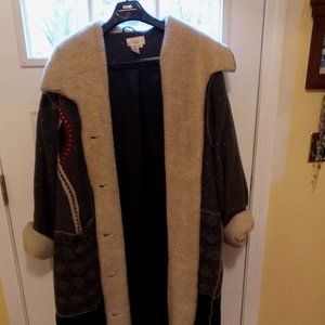 Women's Heavy Winter Coat, 55 % wool